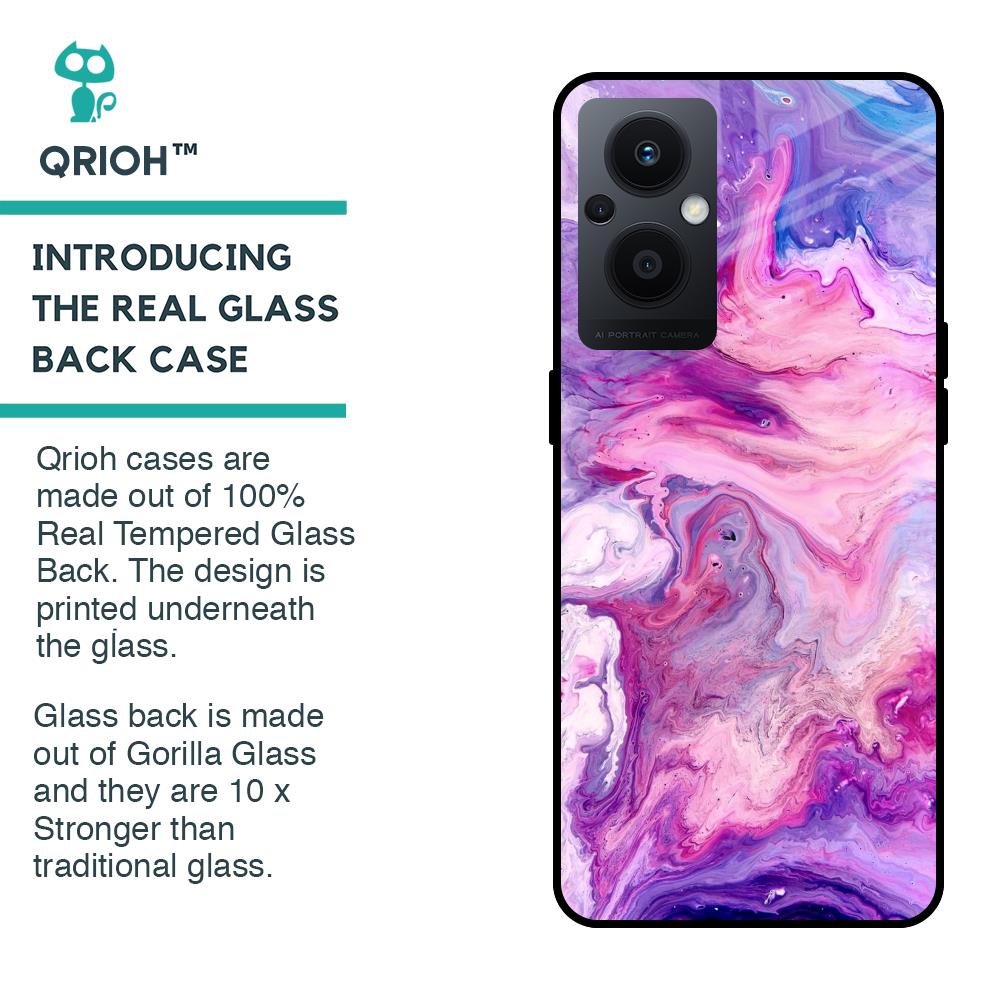 Cosmic Galaxy Glass Case for OPPO F21 Pro 5G