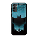 Cyan Bat Samsung Galaxy F13 Glass Back Cover Online