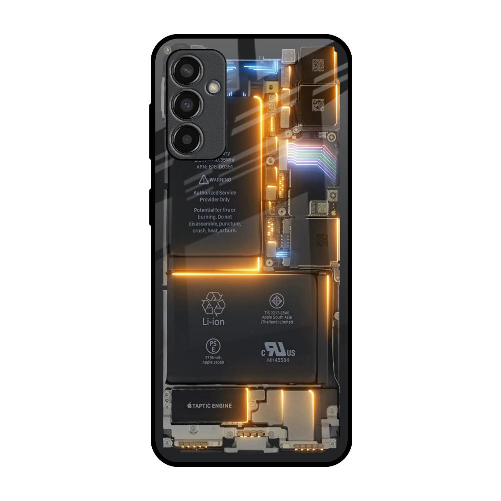 Glow Up Skeleton Samsung Galaxy F13 Glass Back Cover Online