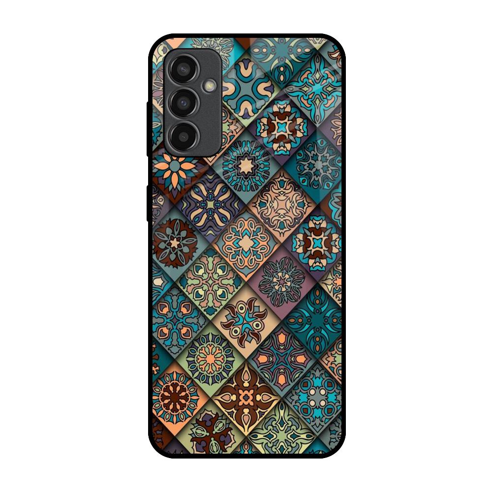 Retro Art Samsung Galaxy F13 Glass Back Cover Online