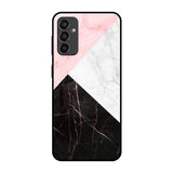 Marble Collage Art Samsung Galaxy F13 Glass Back Cover Online