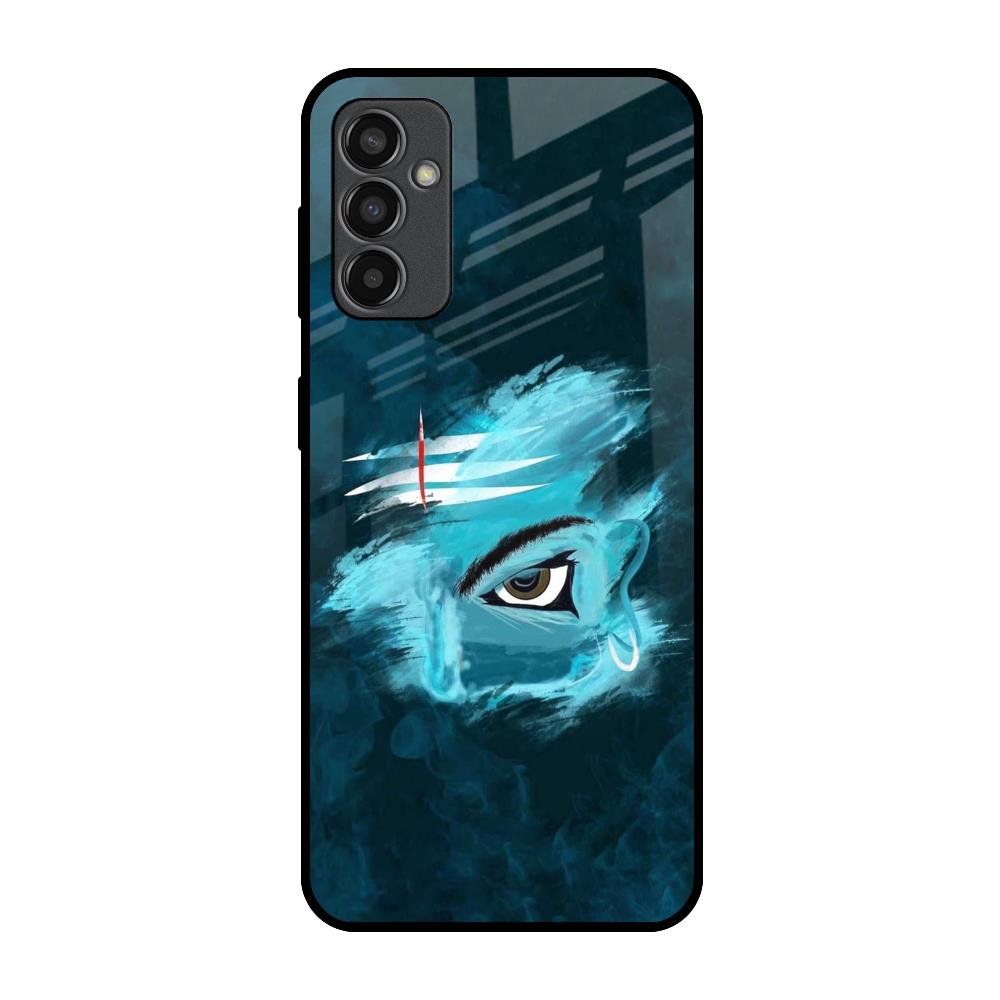 Power Of Trinetra Samsung Galaxy F13 Glass Back Cover Online