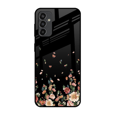 Floating Floral Print Samsung Galaxy F13 Glass Back Cover Online