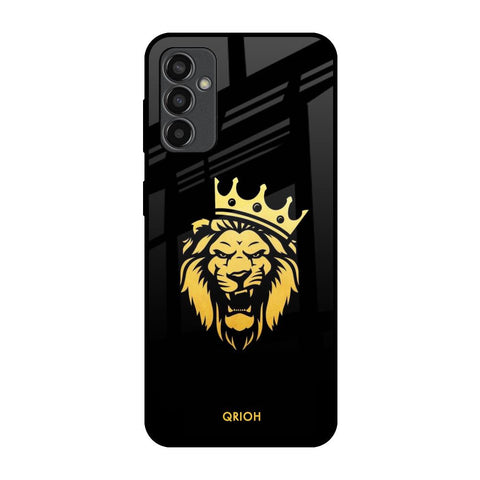 Lion The King Samsung Galaxy F13 Glass Back Cover Online