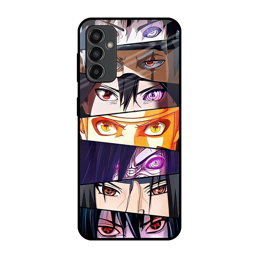 Anime Eyes Samsung Galaxy F13 Glass Back Cover Online