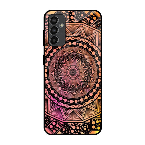 Floral Mandala Samsung Galaxy F13 Glass Back Cover Online