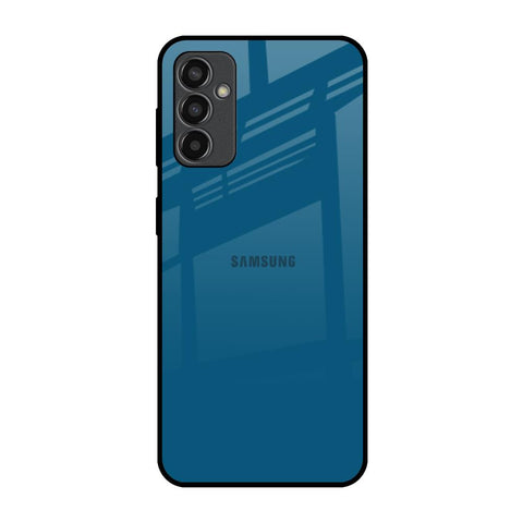 Cobalt Blue Samsung Galaxy F13 Glass Back Cover Online