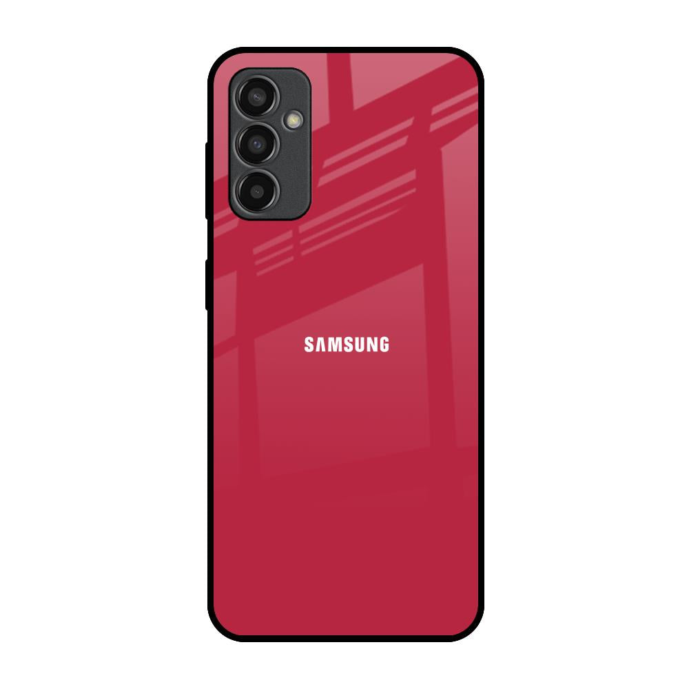 Solo Maroon Samsung Galaxy F13 Glass Back Cover Online