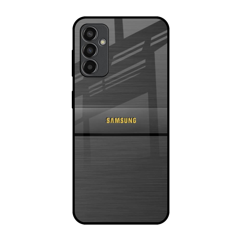 Grey Metallic Glass Samsung Galaxy F13 Glass Back Cover Online