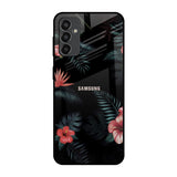 Tropical Art Flower Samsung Galaxy F13 Glass Back Cover Online