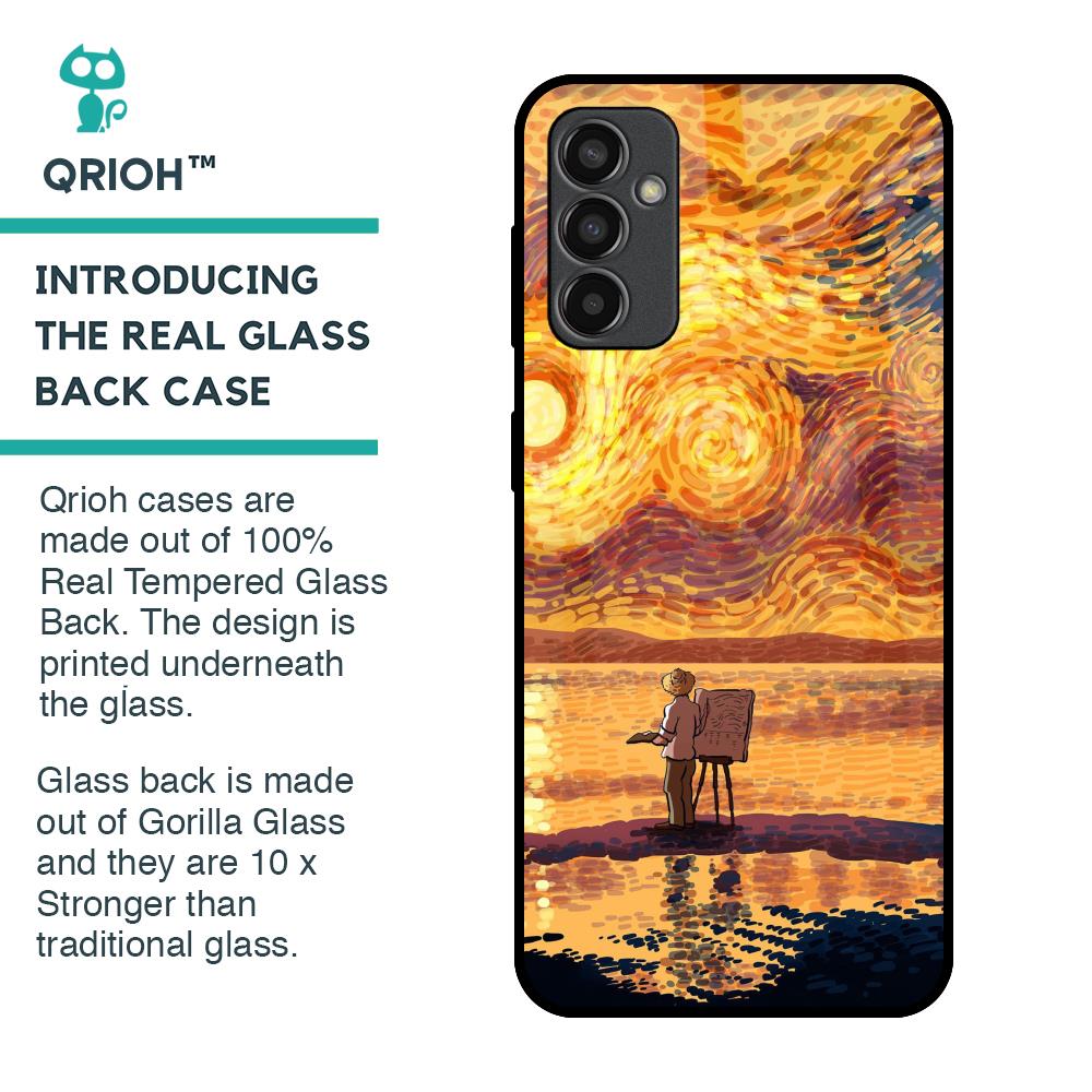 Sunset Vincent Glass Case for Samsung Galaxy F13