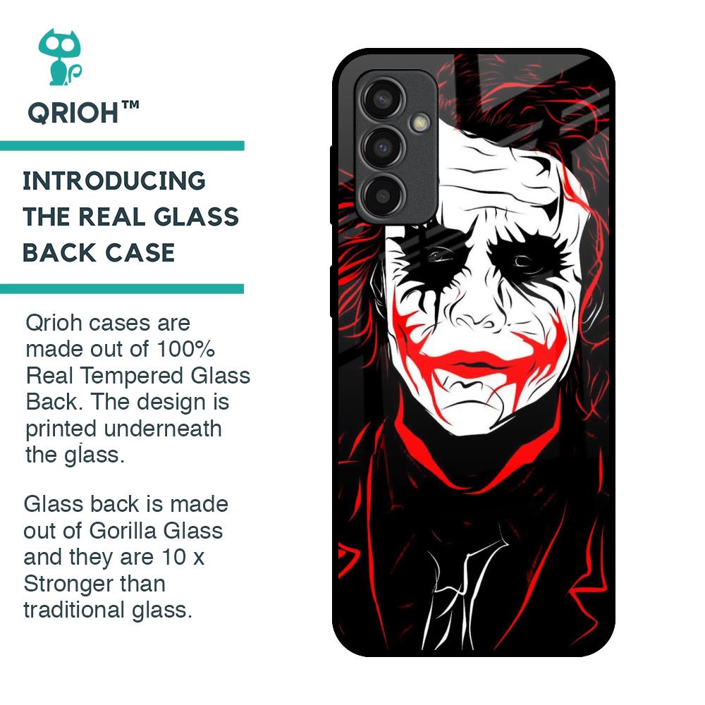 Life In Dark Glass Case For Samsung Galaxy F13