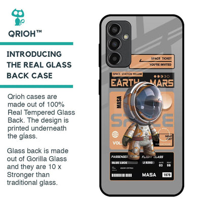 Space Ticket Glass Case for Samsung Galaxy F13