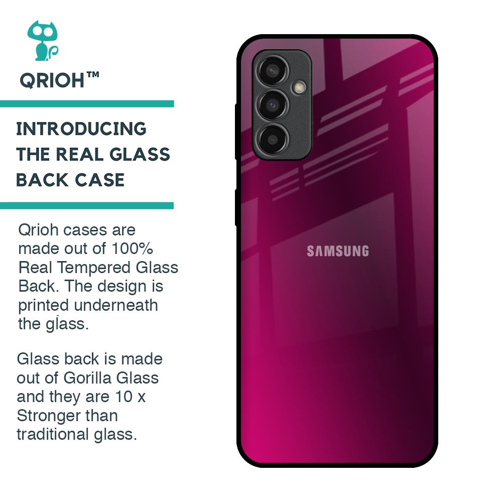 Pink Burst Glass Case for Samsung Galaxy F13