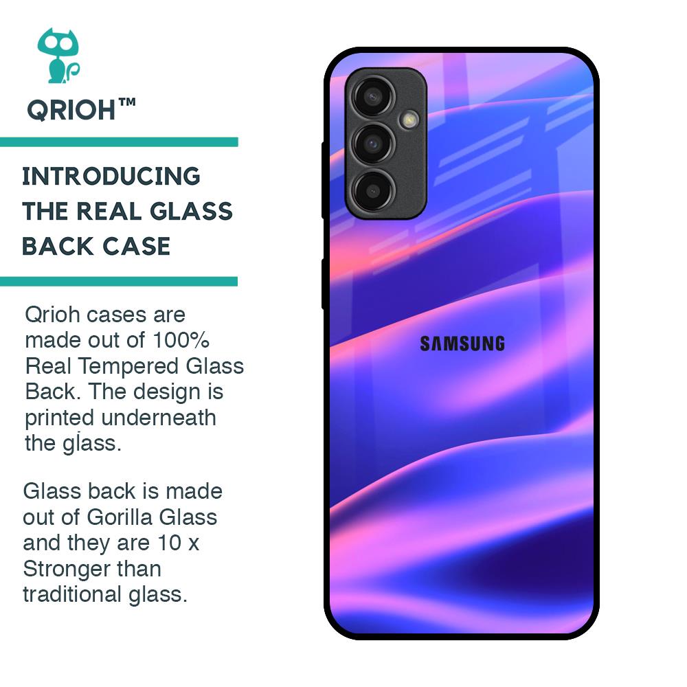 Colorful Dunes Glass Case for Samsung Galaxy F13