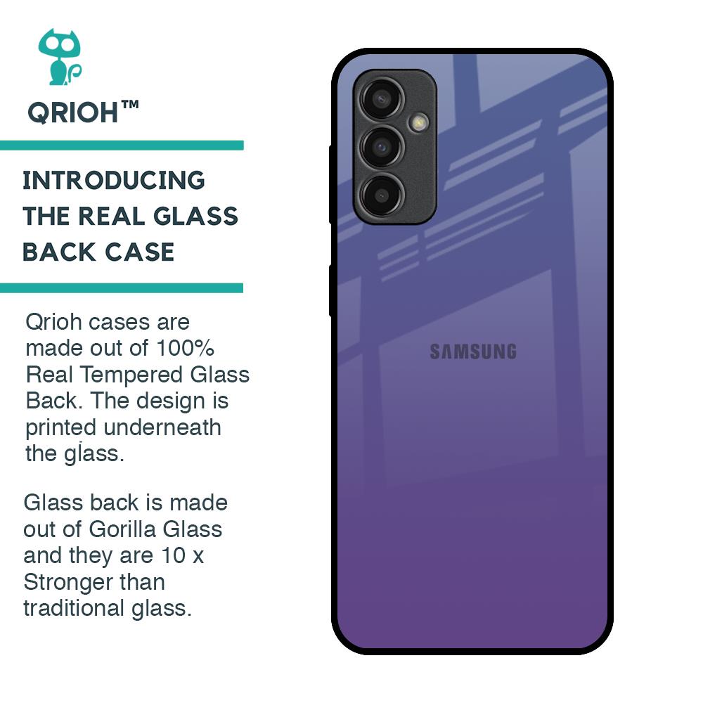 Indigo Pastel Glass Case For Samsung Galaxy F13