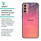 Sunset Orange Glass Case for Samsung Galaxy F13