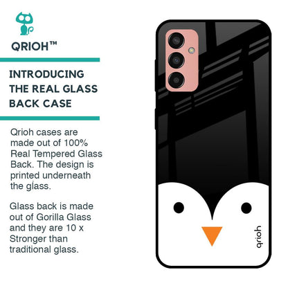 Cute Penguin Glass Case for Samsung Galaxy F13