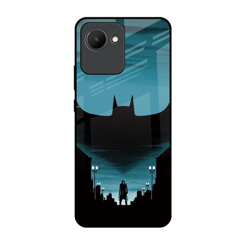 Cyan Bat Realme C30 Glass Back Cover Online