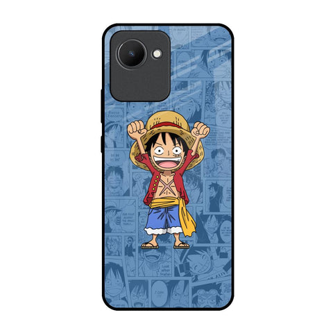 Chubby Anime Realme C30 Glass Back Cover Online