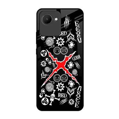 Red Zone Realme C30 Glass Back Cover Online