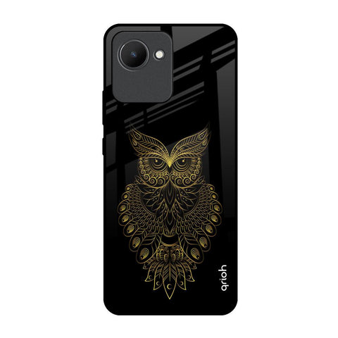 Golden Owl Realme C30 Glass Back Cover Online
