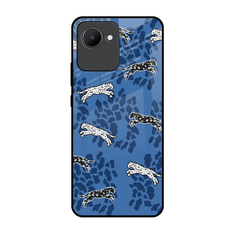 Blue Cheetah Realme C30 Glass Back Cover Online