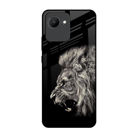 Brave Lion Realme C30 Glass Back Cover Online