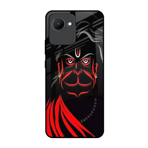 Lord Hanuman Realme C30 Glass Back Cover Online