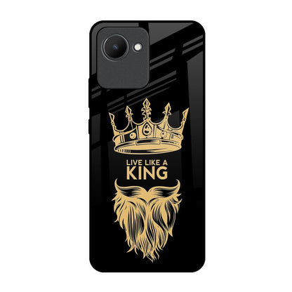 King Life Realme C30 Glass Back Cover Online