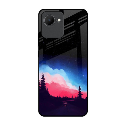 Drive In Dark Realme C30 Glass Back Cover Online