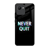 Never Quit Realme C30 Glass Back Cover Online