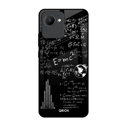 Funny Math Realme C30 Glass Back Cover Online