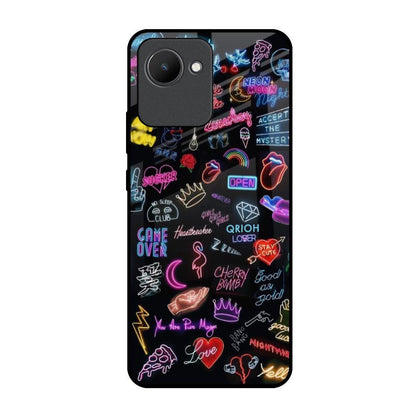 Accept The Mystery Realme C30 Glass Back Cover Online