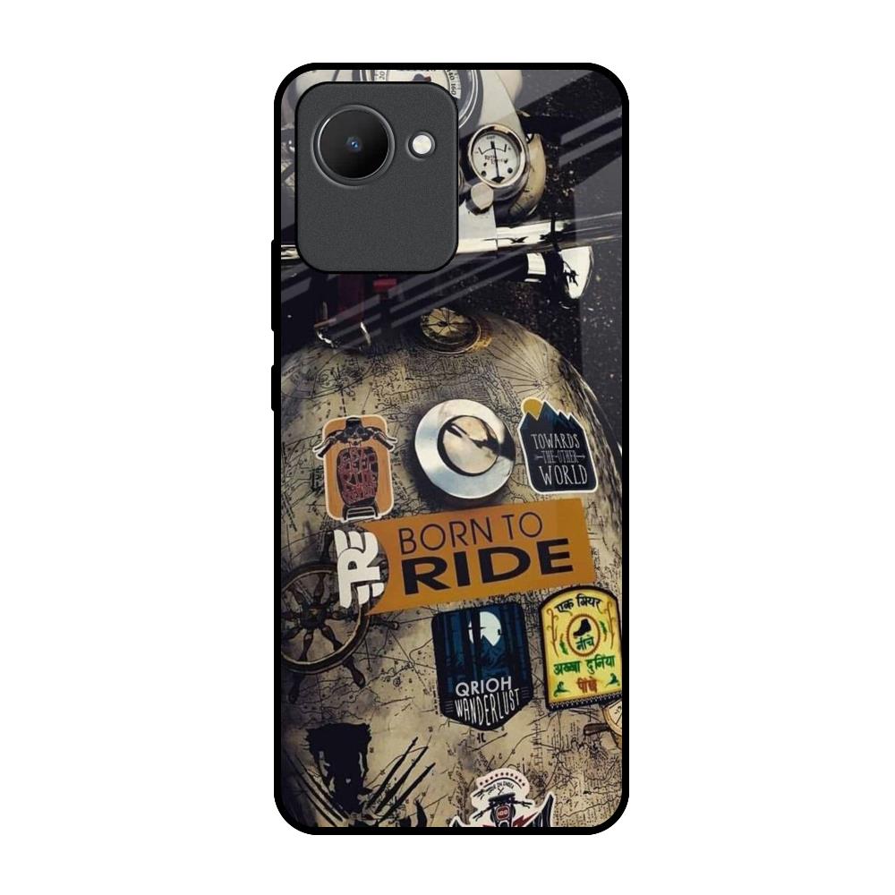 Ride Mode On Realme C30 Glass Back Cover Online