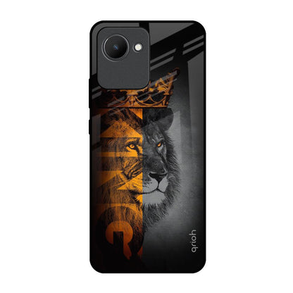 King Of Forest Realme C30 Glass Back Cover Online