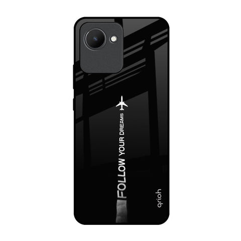 Follow Your Dreams Realme C30 Glass Back Cover Online