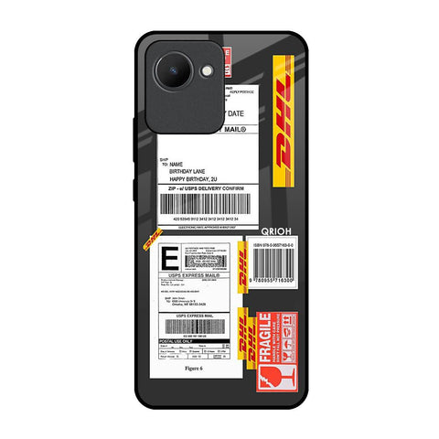 Cool Barcode Label Realme C30 Glass Back Cover Online