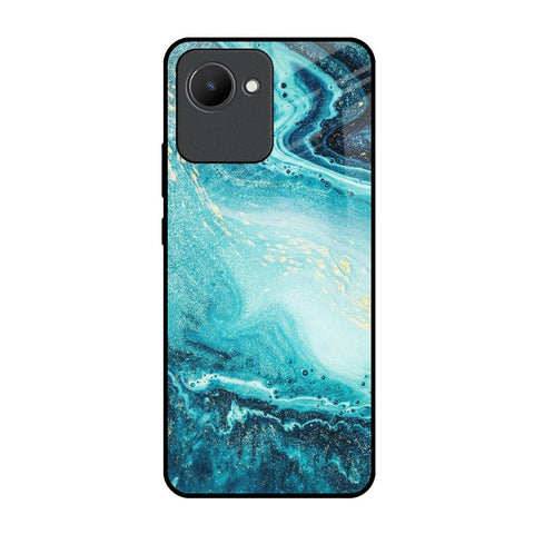 Sea Water Realme C30 Glass Back Cover Online