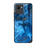 Gold Sprinkle Realme C30 Glass Back Cover Online