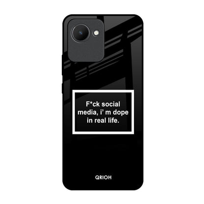 Dope In Life Realme C30 Glass Back Cover Online