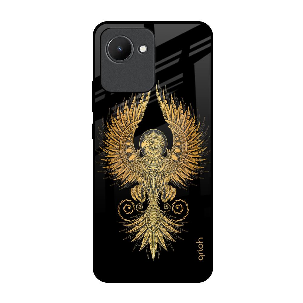 Mythical Phoenix Art Realme C30 Glass Back Cover Online
