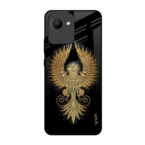 Mythical Phoenix Art Realme C30 Glass Back Cover Online