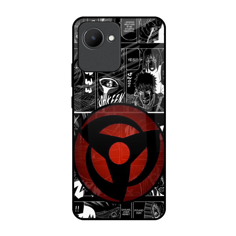 Sharingan Realme C30 Glass Back Cover Online