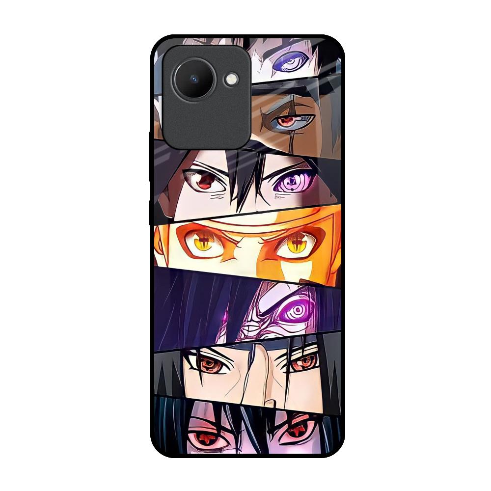 Anime Eyes Realme C30 Glass Back Cover Online