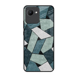 Abstact Tiles Realme C30 Glass Back Cover Online
