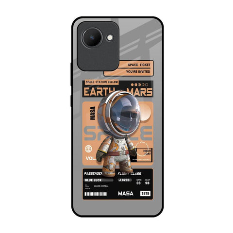 Space Ticket Realme C30 Glass Back Cover Online