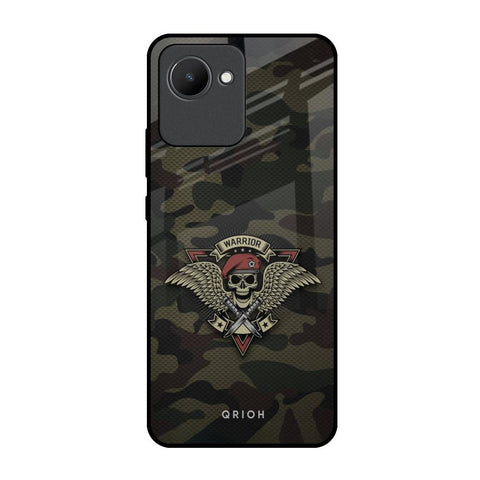 Army Warrior Realme C30 Glass Back Cover Online