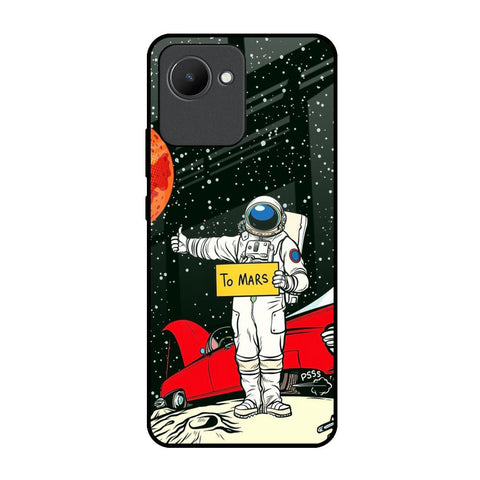 Astronaut on Mars Realme C30 Glass Back Cover Online