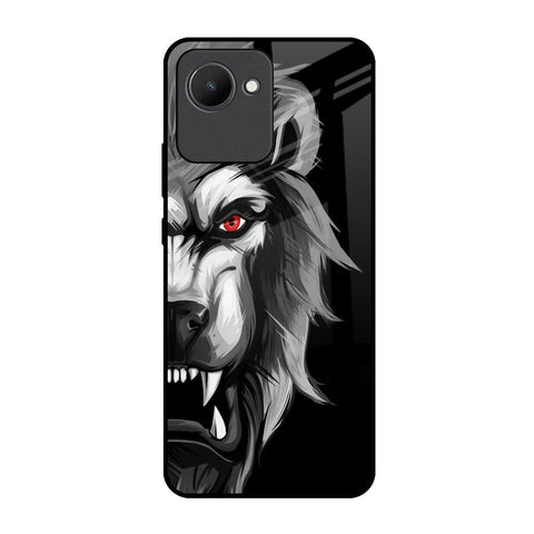 Wild Lion Realme C30 Glass Back Cover Online